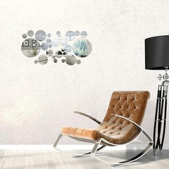 Versatile Waterproof 32-Piece Acrylic Mirror Wall Decals Perfect for Any Room