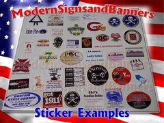 50 3×3 Custom Printed Full Color Outdoor Vinyl Car Bumper Sticker Decal Die Cut