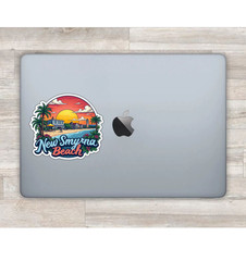 New Smyrna Beach Florida Fridge Magnet or Laptop Sticker