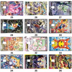 Custom Glossy Pokemon Credit Card Sticker/Cover Decals/High Quality Print