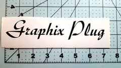 Custom Personalized Vinyl Lettering Name Decal Sticker Car Window Tumbler Flask