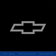 Chevy Bowtie Logo Vinyl Decal Sticker | Chevrolet Truck Car Window Graphic