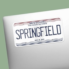 Missouri License Plate Sticker – Choose Your MO City