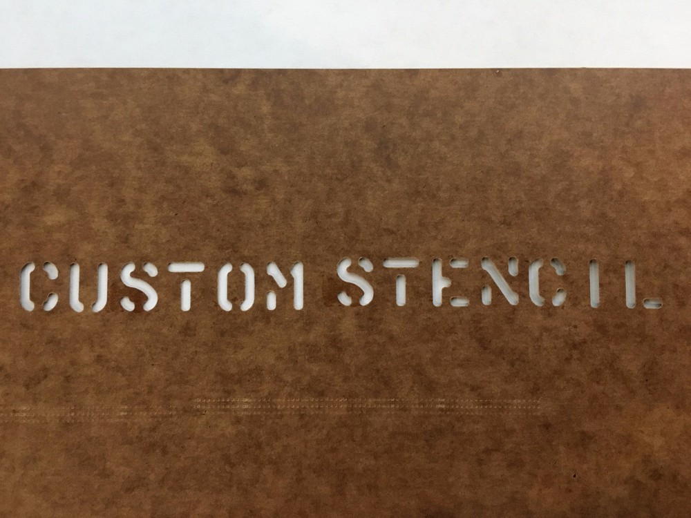 U.S Military CUSTOM MADE Oil board Stencil US Army USMC Marsh 1″ 1/2″ & 1/4″ USN
