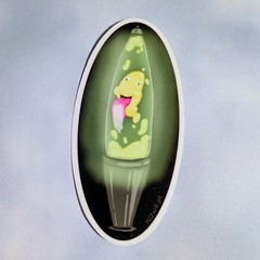 Lava Lamp Cartoonish Vinyl Sticker – 3.5 Inch Oval Waterproof Sticker