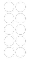 1.50″ Clear Round Tamper Seal Label Dots Stickers Package Seals 1.50 Inch Dot