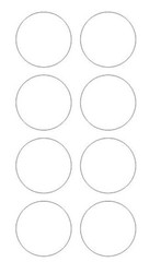 2″ Clear Round Tamper Seal Label Dots Stickers Package Seals 2 Inch Dot