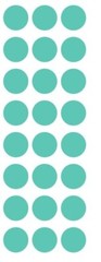 1″ Mint Green Round Label Dots Stickers Color Coding Inventory 1 Inch Dot