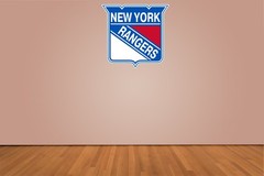 New York Rangers Indoor Wall Vinyl Decal Sticker 5″ – 52″
