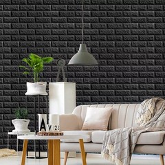 Soundproof Wall Panel Stickers Waterproof Foam Tiles DIY Design Easy Care