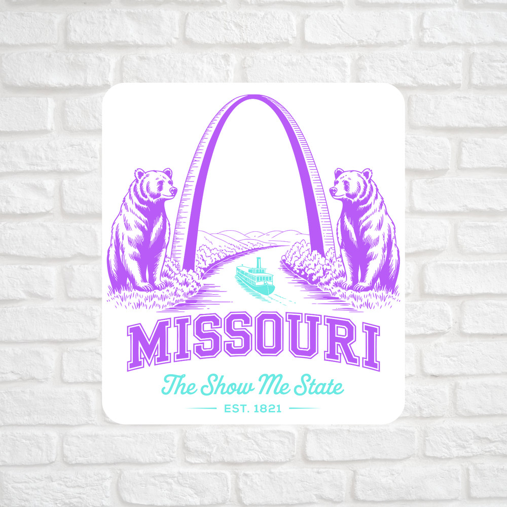 Missouri sticker vinyl decal the show me state 1821 car window laptop scrapbook