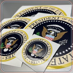 Presidential Seal Laminated Sticker Choose from 2″, 3″, 4″, 5″ or 6″ Sizes