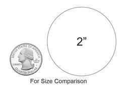 2″ White Round Label Dots Stickers Color Coding Inventory 2 Inch Dot