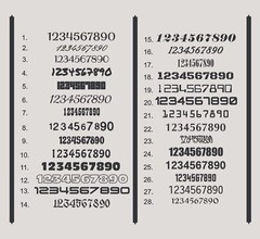 Custom Vinyl Number Decal Sticker Mailbox DOT Vehicle Boat Date Waterproof