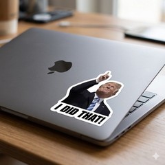 “I DID THAT!” Trump Vinyl waterproof Stickers 10/50/100pc Decals Car Gas Pump