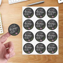 Custom circle stickers | Product Labels | Logo Stickers | Free Shipping