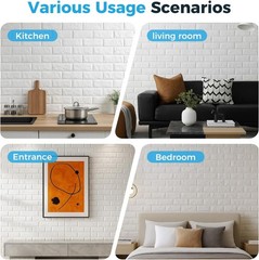 Printable 3D Faux Brick Panels – Waterproof Peel & Stick Decor for Any Room