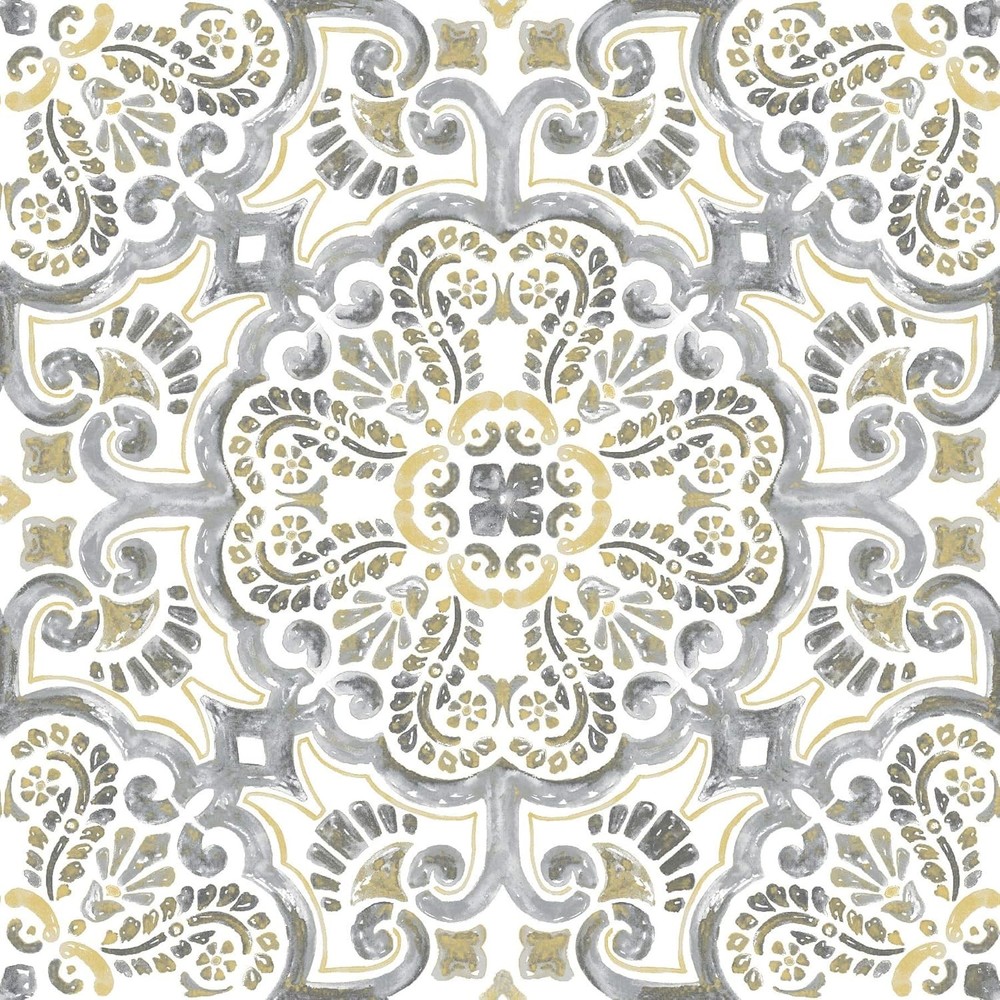 Multicolor Peel & Stick Floor Tiles Antico Decals Stickers FP2947