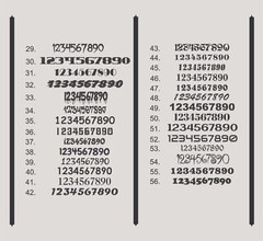 Custom Vinyl Number Decal Sticker Mailbox DOT Vehicle Boat Date Waterproof