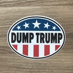 Dump Trump Donald Trump Vinyl Sticker Set – Free Shipping
