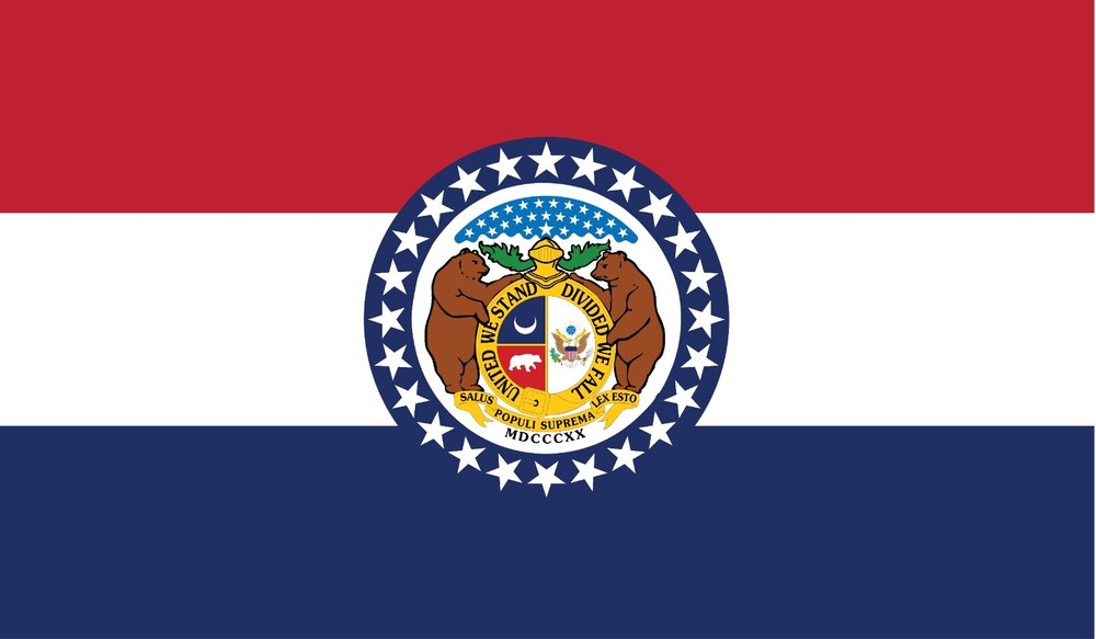 Missouri State Flag Vinyl Decal Sticker Car Truck Bumper Laptop Mug Tumbler