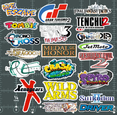 20 Playstation PSX Logo Stickers – White, Clear or Holographic -Waterproof Vinyl