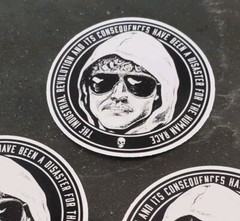 Ted Kaczynski Sticker 3×3 Inches **WORLDWIDE 🌐 SHIPPING**