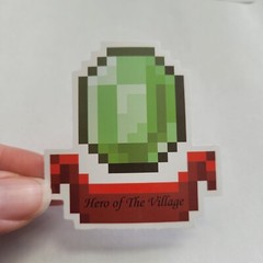 10 stickers! Minecraft Vinyl Stickers – see all pictures!