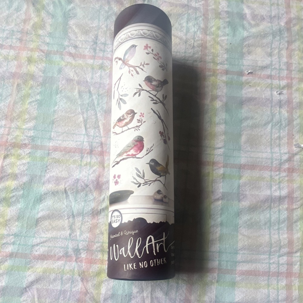 TriVink Removable Multicolor Vinyl Birds Wall Decal 11x22in WallArt