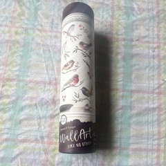 TriVink Removable Multicolor Vinyl Birds Wall Decal 11x22in WallArt