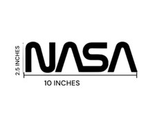 NASA Astronaut Sublimations Iron Stickers T-shirt Hoodies Jackets Hats (3 Pack)