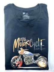 Motorcycle Easy Iron on Sublimation Stickers Biker T-shirts Hoodies Hat (3 Pack)