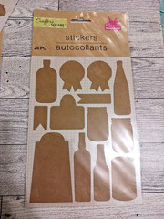 Sticker Labels 178 craft paper stickers. Labels for jars, bottles, containers.
