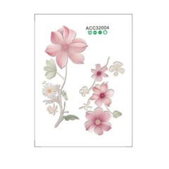 Flower Pattern Wall Decal Switches Sticker Easy to Apply and Remove for Any Room