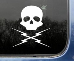 Death Proof Various Sizes & Colors Durable High Performance Die Cut Vinyl Decal