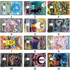 Custom Glossy Pokemon Credit Card Sticker/Cover Decals/High Quality Print