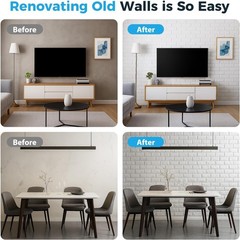 Printable 3D Faux Brick Panels – Waterproof Peel & Stick Decor for Any Room