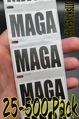 “MAGA” Stickers 25-500 Pack politic decal donald election 2024 trump ultra make