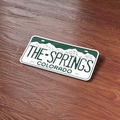 Colorado License Plate Stickers – Choose Your CO City or National Park Decal