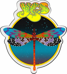 Sticker – Yes Dragonfly Logo Prog Rock Music 70s 80s UK Band 4.88″ Decal #5781