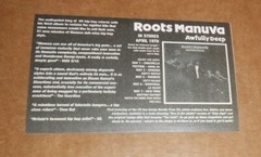 Roots Manuva Awfully Deep Sticker Promo (rectangle) 5×3 Rap RARE