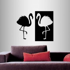 Wall Vinyl Flamingo Birds Any Room Kids Decor Design Wall Sticker 1783
