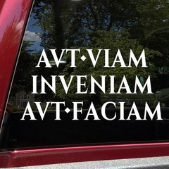 I Will Find A Way Or Make One Vinyl Decal 4×4 Camper Boondock Latin Sticker V2