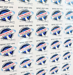 Bulk Custom Laminated Vinyl Stickers – Gloss Printed Multiple Sizes MTO