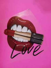 Lips Easy Iron on Sublimation Stickers Rainbow Skull Love Lips T-shirts (3 Pack)