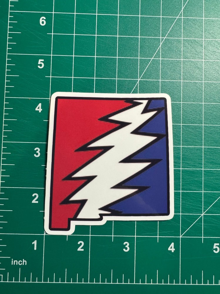New Mexico Stealie – Grateful Dead – Laminated Vinyl Sticker 3″x3″