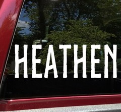 Heathen Vinyl Decal V2 – Norse Viking Barbarian Valhalla Odin – Die Cut Sticker