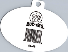 Buc-ee’s Georgia Small Oval Sticker Advertising Logo – Logo GA – 2.75 x 4.25