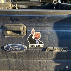 “I DID THAT!” Trump Vinyl waterproof Stickers 10/50/100pc Decals Car Gas Pump
