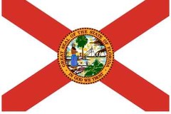 Florida state flag sticker weatherproof bumper vinyl decal